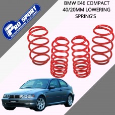 ProSport Lowering Springs for BMW 3 Series E46 Compact